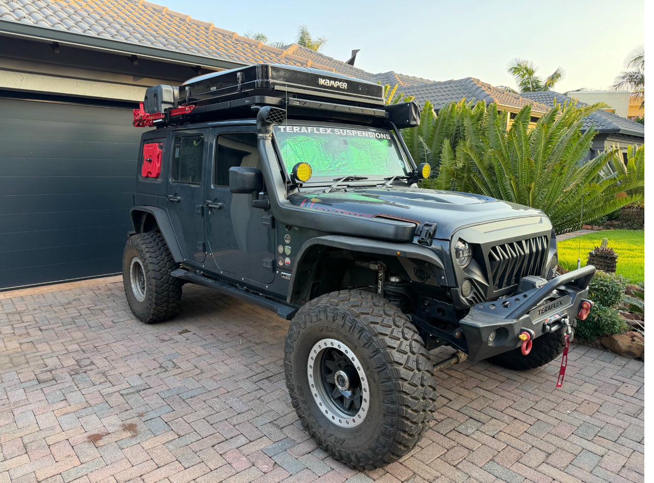 3/4 suspension view